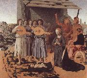 Piero della Francesca Nativity oil painting